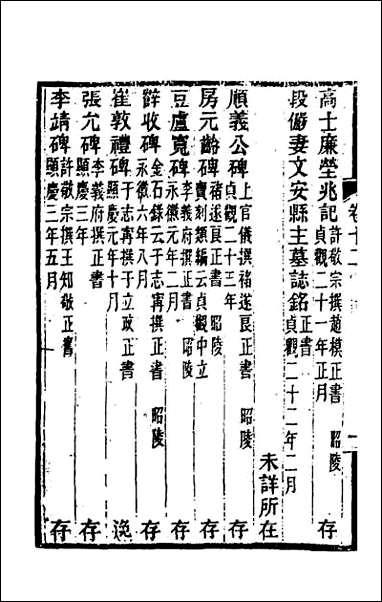 关中金石文字存逸考_十二 [关中金石文字存逸考]