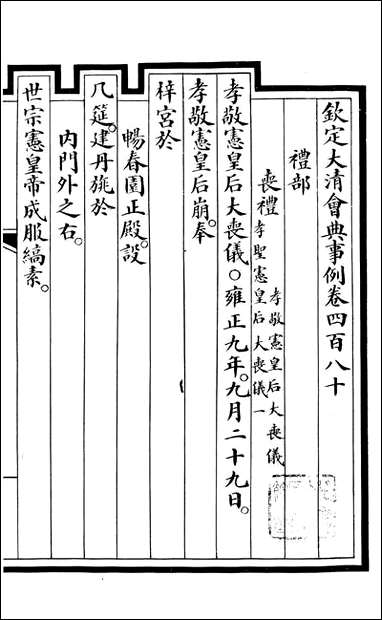 钦定大清会典事例_昆冈李鸿章等编修_A175 [钦定大清会典事例]