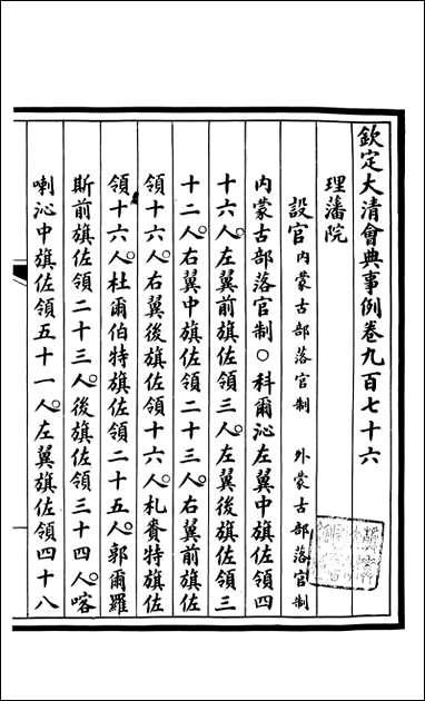 钦定大清会典事例_昆冈李鸿章等编修_A322 [钦定大清会典事例]