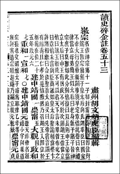 读史碎金_胡文炳兰石斋_六十 [读史碎金]