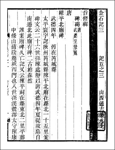 山右金石记_王轩山西通志局_三 [山右金石记]