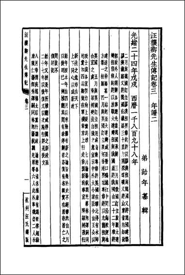 汪穰卿先生传记_二_汪治年 [汪穰卿先生传记]