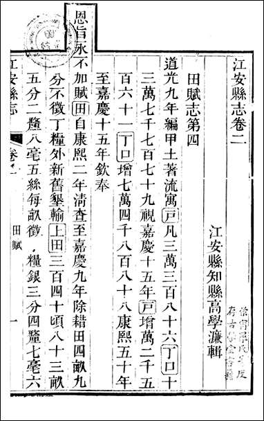 江安县志_二_高学濂 [江安县志]