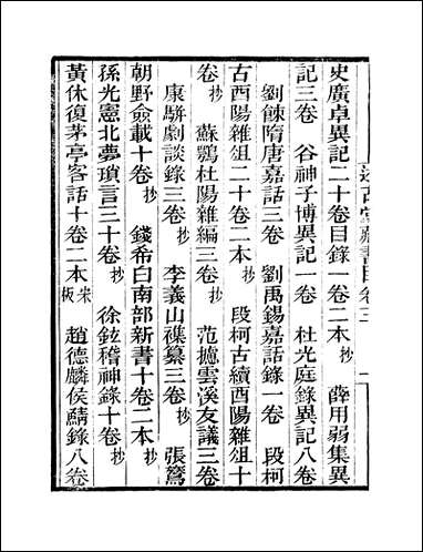 粤雅堂丛书_第九集-述古堂藏书目_卷三_卷四伍崇曜 [粤雅堂丛书]