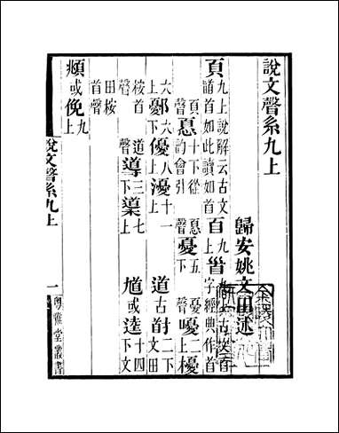 粤雅堂丛书_第十一集-说文声系九上至十四下伍崇曜 [粤雅堂丛书]