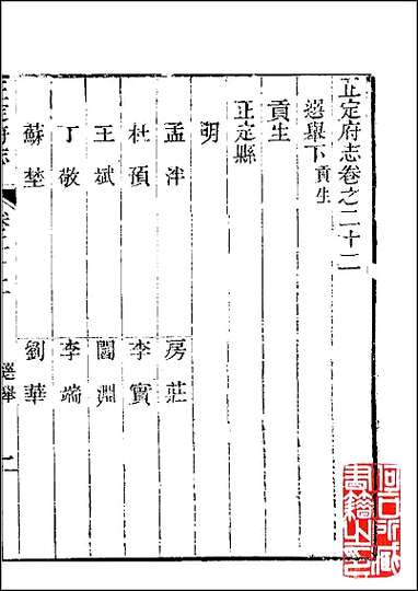 正定府志_第22卷 [正定府志]