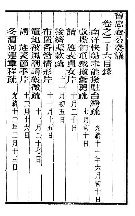 【曾忠襄公奏议】二十六 - 曾国荃.pdf