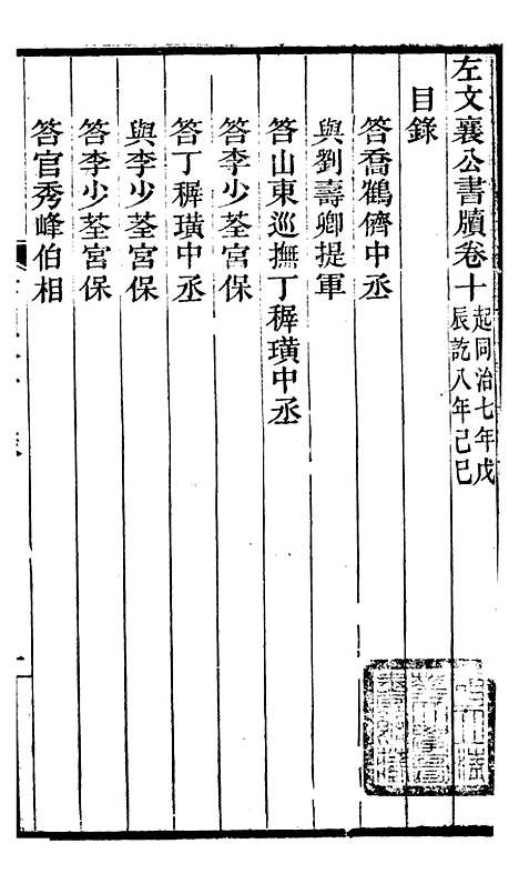 【左文襄公全集】左文襄公书牍10 - 左宗棠.pdf