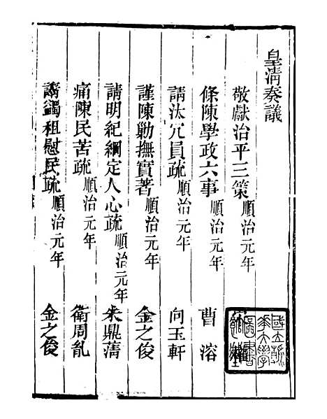 【皇清奏议】二 - 琴川居士_都城国史馆.pdf