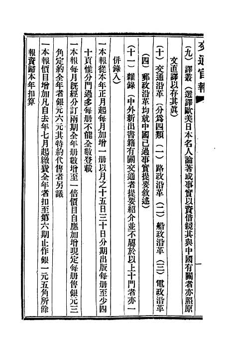 【交通官报】十一 - 邮传部图书通译局官报处编.pdf