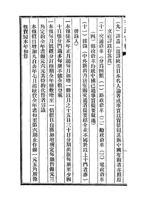 【交通官报】二十九 - 邮传部图书通译局官报处编.pdf