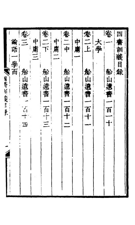 【四书训义】一 - 王夫之.pdf