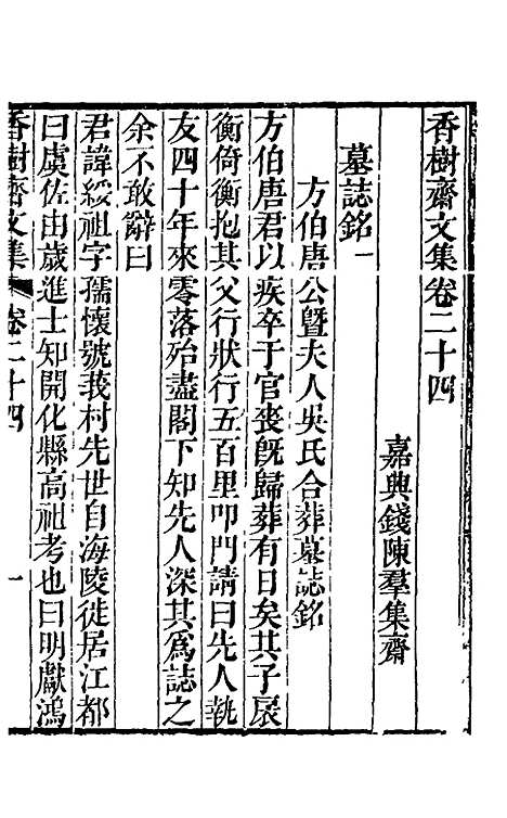 【香树斋文集】十五 - 钱陈群.pdf