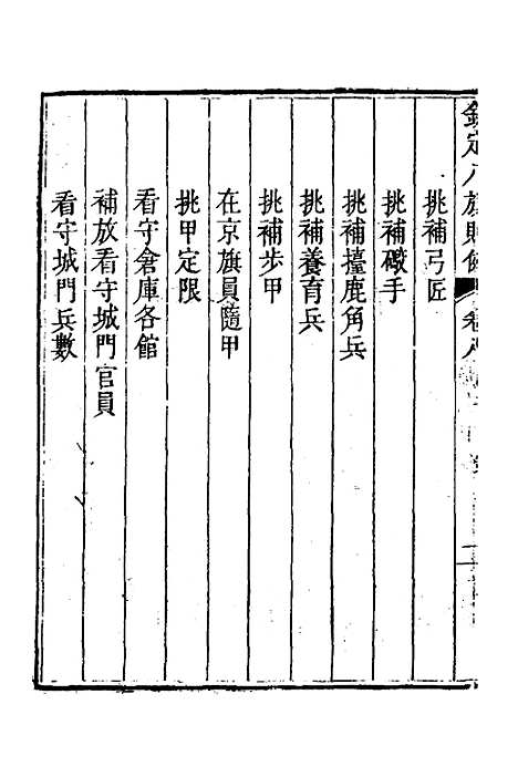 【钦定八旗则例】四 - 鄂尔泰纂修.pdf