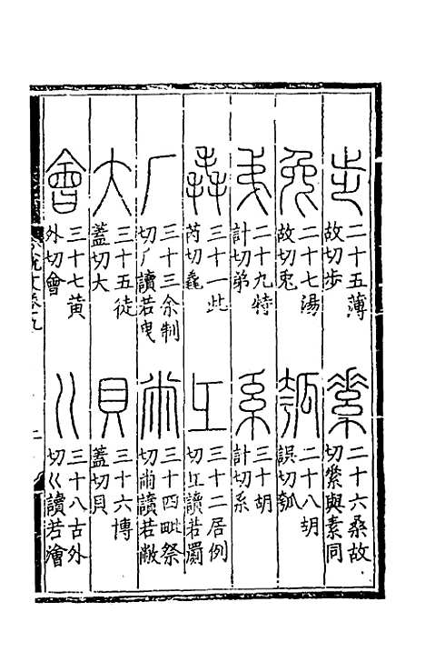 【重刊许氏说文解字】五音韵谱九 - 李焘.pdf