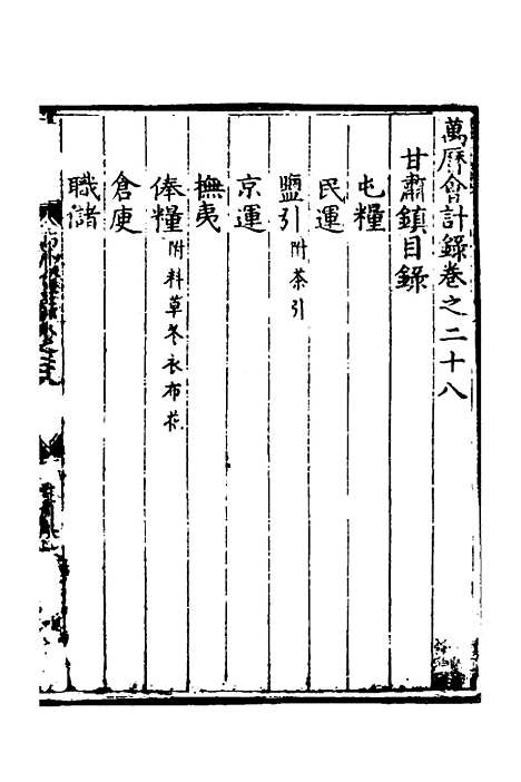 【万历会计录】二十三 - 张学颜等.pdf