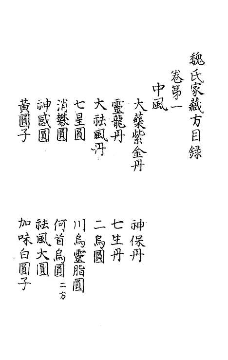 【魏氏家藏方】一 - 魏岘.pdf