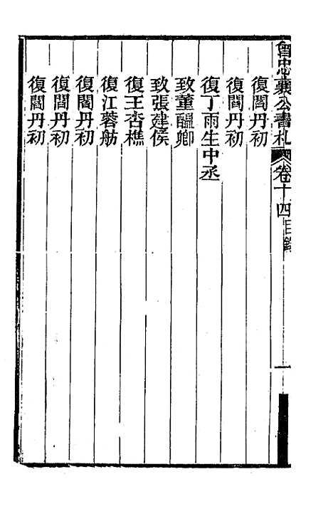 【曾忠襄公书札】十四 - 曾国荃.pdf