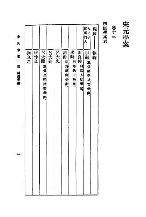 【宋元学案】五 - 丛书集成初编_黄宗羲.pdf