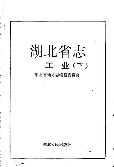 湖北省志工业（下）（湖北）湖北省志.pdf