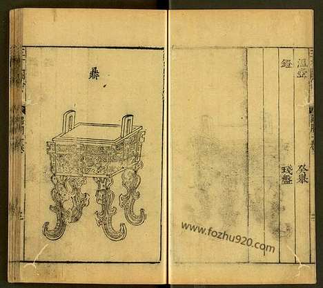 《三才图会》6器用12卷总106卷明王圻王思义撰辑明万历37年原刊本1609年