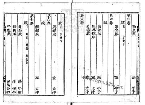 《文选六十卷》宽永二年活字印本