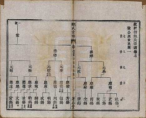 安徽[鲍姓] 歙新馆鲍氏着存堂宗谱十六卷 — 清光绪元年（1875）_七.pdf