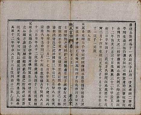 安徽[鲍姓] 歙新馆鲍氏着存堂宗谱十六卷 — 清光绪元年（1875）_七.pdf