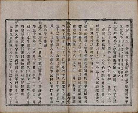 安徽[鲍姓] 歙新馆鲍氏着存堂宗谱十六卷 — 清光绪元年（1875）_九.pdf