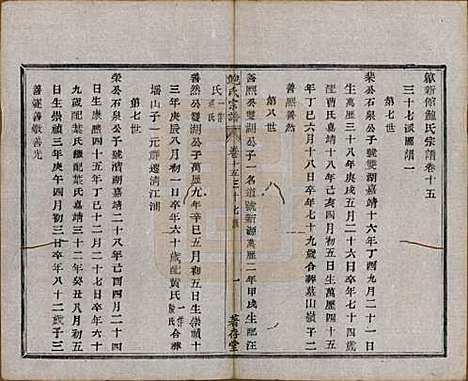 安徽[鲍姓] 歙新馆鲍氏着存堂宗谱十六卷 — 清光绪元年（1875）_十五.pdf