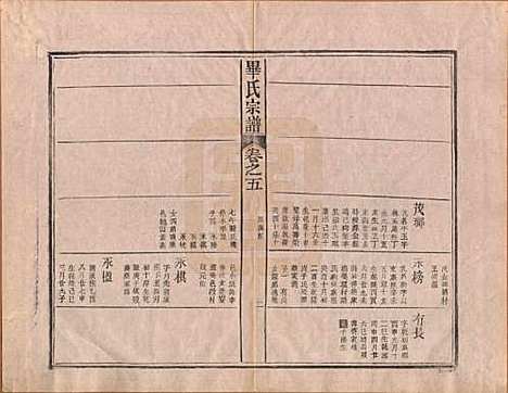 中国[毕姓] 毕氏宗谱八卷首一卷末一卷 — 民国三十一年（1942）_五.pdf