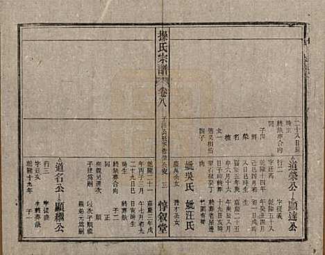 安徽[操姓] 操氏宗谱六十三卷 — 民国三十七年（1948）_八.pdf