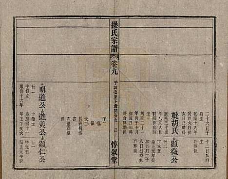 安徽[操姓] 操氏宗谱六十三卷 — 民国三十七年（1948）_九.pdf