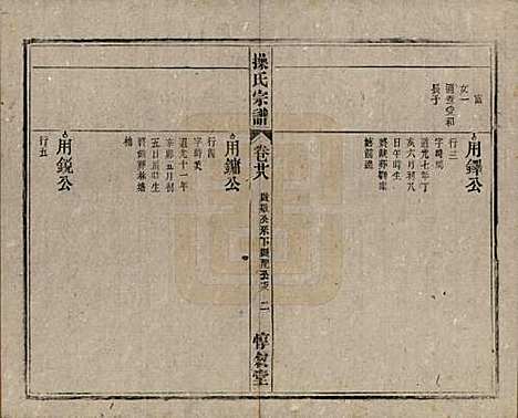 安徽[操姓] 操氏宗谱六十三卷 — 民国三十七年（1948）_二十八.pdf