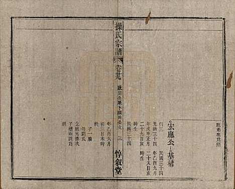 安徽[操姓] 操氏宗谱六十三卷 — 民国三十七年（1948）_二十九.pdf