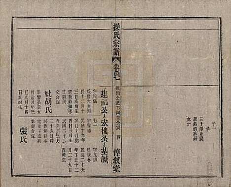 安徽[操姓] 操氏宗谱六十三卷 — 民国三十七年（1948）_四十七.pdf