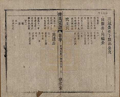 安徽[操姓] 操氏宗谱六十三卷 — 民国三十七年（1948）_五十.pdf