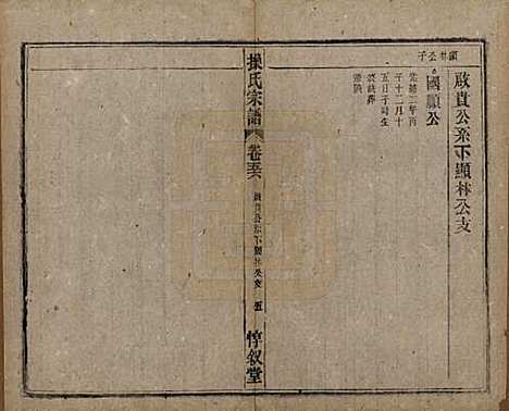 安徽[操姓] 操氏宗谱六十三卷 — 民国三十七年（1948）_五十六.pdf