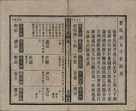 中国[曹姓] 曹氏宗谱四十五卷首三卷 — 民国二十一年（1934）_三.pdf