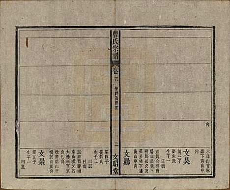 中国[曹姓] 曹氏宗谱四十五卷首三卷 — 民国二十一年（1934）_五.pdf