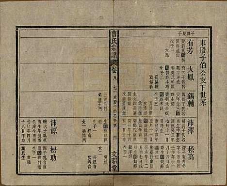 中国[曹姓] 曹氏宗谱四十五卷首三卷 — 民国二十一年（1934）_八.pdf