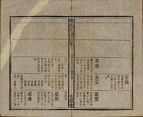 中国[曹姓] 曹氏宗谱四十五卷首三卷 — 民国二十一年（1934）_十一.pdf