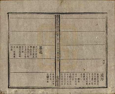 中国[曹姓] 曹氏宗谱四十五卷首三卷 — 民国二十一年（1934）_十五.pdf