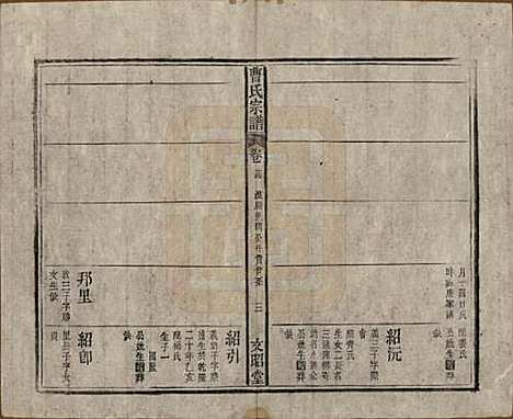 中国[曹姓] 曹氏宗谱四十五卷首三卷 — 民国二十一年（1934）_二十四.pdf