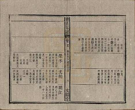 中国[曹姓] 曹氏宗谱四十五卷首三卷 — 民国二十一年（1934）_二十九.pdf