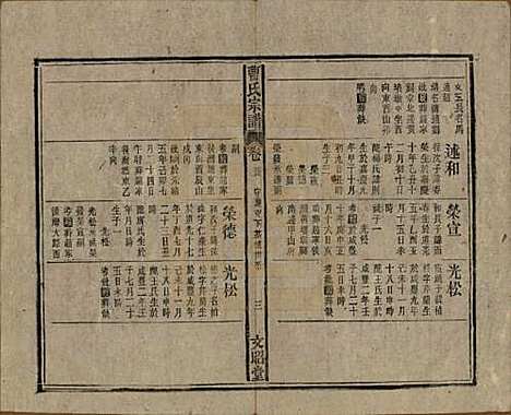 中国[曹姓] 曹氏宗谱四十五卷首三卷 — 民国二十一年（1934）_三十三.pdf