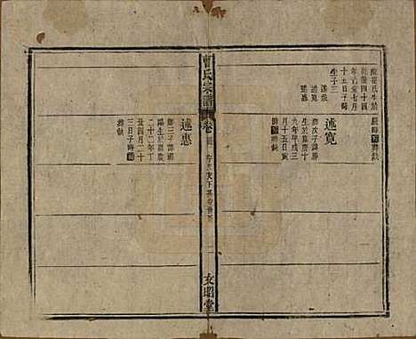 中国[曹姓] 曹氏宗谱四十五卷首三卷 — 民国二十一年（1934）_三十四.pdf