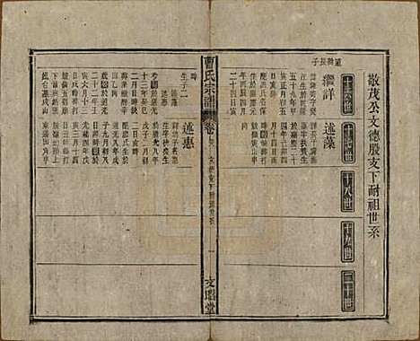 中国[曹姓] 曹氏宗谱四十五卷首三卷 — 民国二十一年（1934）_三十八.pdf