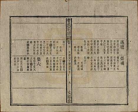 中国[曹姓] 曹氏宗谱四十五卷首三卷 — 民国二十一年（1934）_三十八.pdf