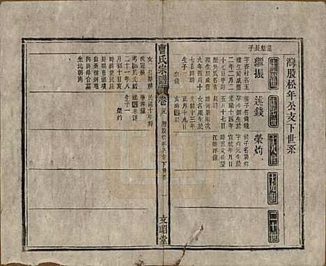 中国[曹姓] 曹氏宗谱四十五卷首三卷 — 民国二十一年（1934）_三十九.pdf